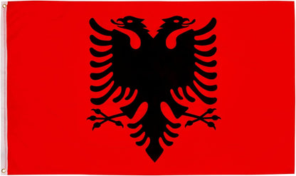 BANDIERA DELL'ALBANIA 90x150cm